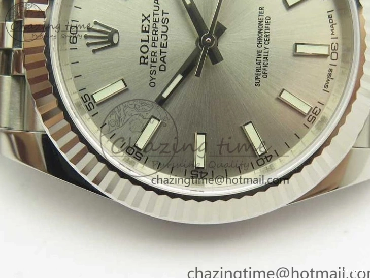 Best A3235 Dial 1:1 126334 41 SS V2 Jubilee Markers Stick Clone Silver REF on Bracelet DateJust Edition 0512